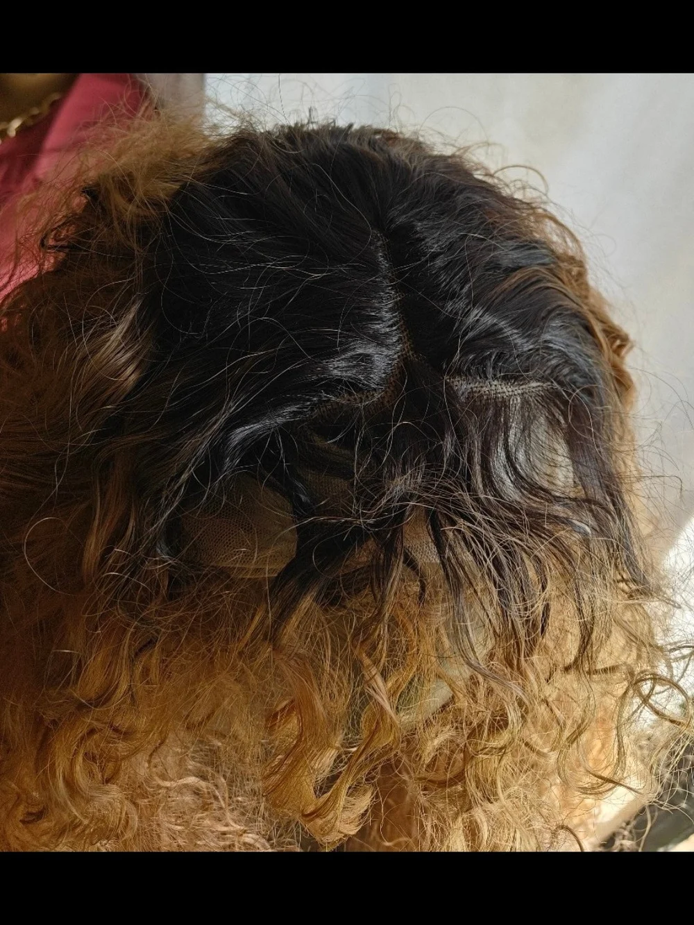 Long Curly Women’s Wig - Honey Blonde